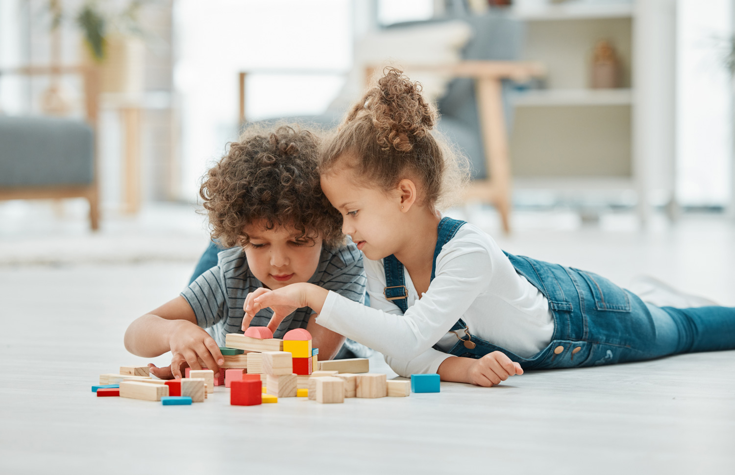 children playing together