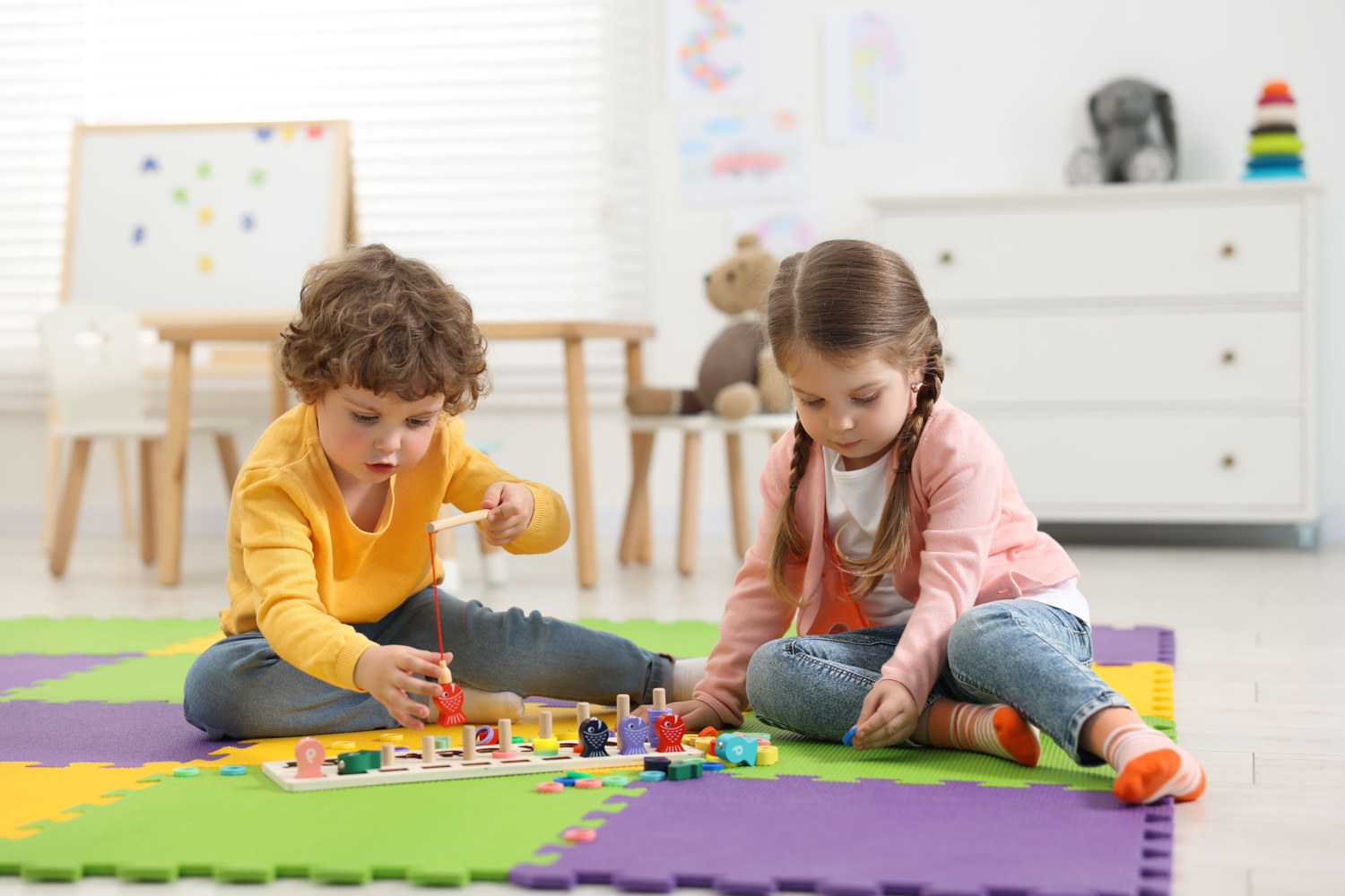 toddlers playing together